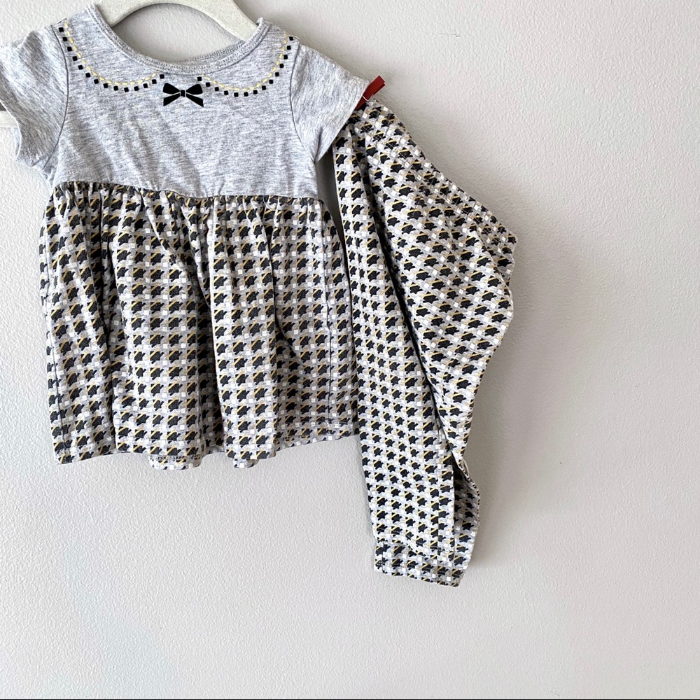 Gray Houndstooth Girl’s outfit
